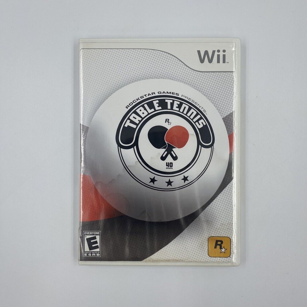 Rockstar Games Presents Table Tennis (Nintendo Wii, 2007) CIB TESTED‎ WORKING